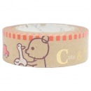 Cute&Silly Bears　クラフトデコレーションテープ 『きらぴか』