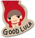 Good Luck（赤じゅきん）　すたんぷステッカー　Ｍサイズ