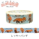 レッサーパンダ 絶滅危惧種マスキングテープ