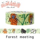 絶滅危惧種 マスキングテープ  Forest meeting