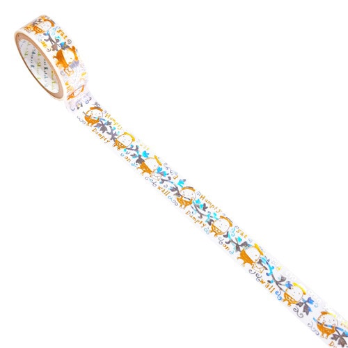 きらぴかマスキングテープ 星アカリ humpty dumpty 2色箔