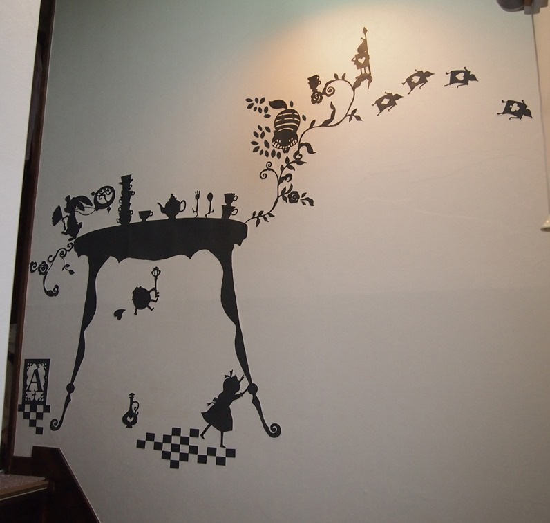 Alice Wall Art ウォールステッカー Largeサイズ ブラック Shinzi Katoh Design Wall Art Wallステッカー Wall Art Lサイズ シール堂 Alice Wall Art ウォールステッカー Largeサイズ ブラック Shinzi Katoh Design Wall Art Wallステッカー Wall Art Lサイズ シール堂