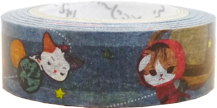 スペーシーキャット　ふ～じこちゃんマスキングテープ