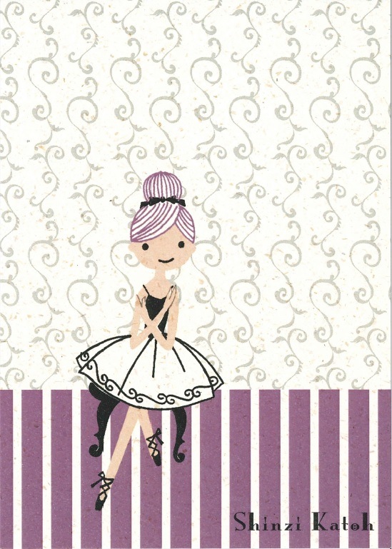 Ballet rest  バナナペーパーポストカード