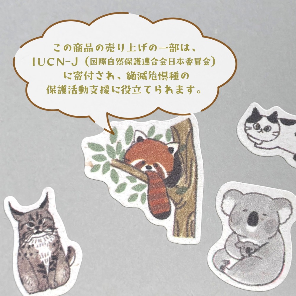 バナナペーパーシートシール 動物園のアイドル図鑑 イルカ