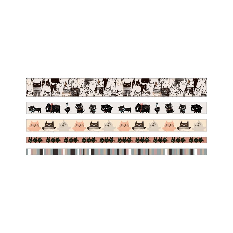 SEAL-DO Petitmas Matchbox Washi Tape Set - Cats