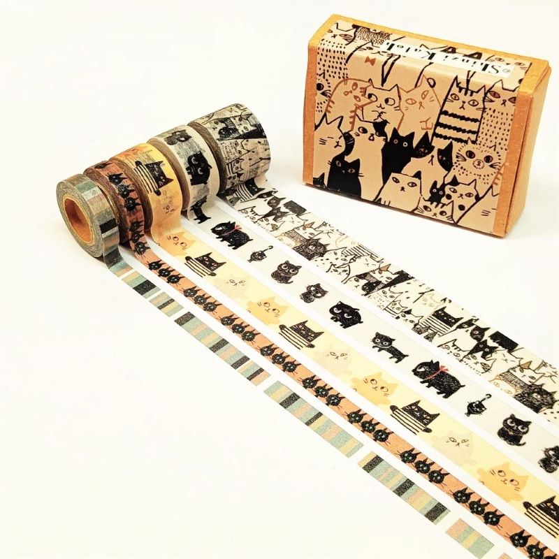 SEAL-DO Petitmas Matchbox Washi Tape Set - Cats