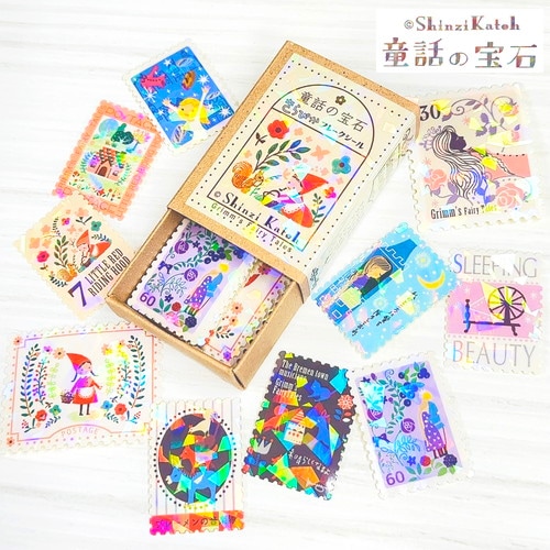 SEAL-DO x Shinzi Katoh Matchbox Sticker Set - Grimm's Fairy Tales 2