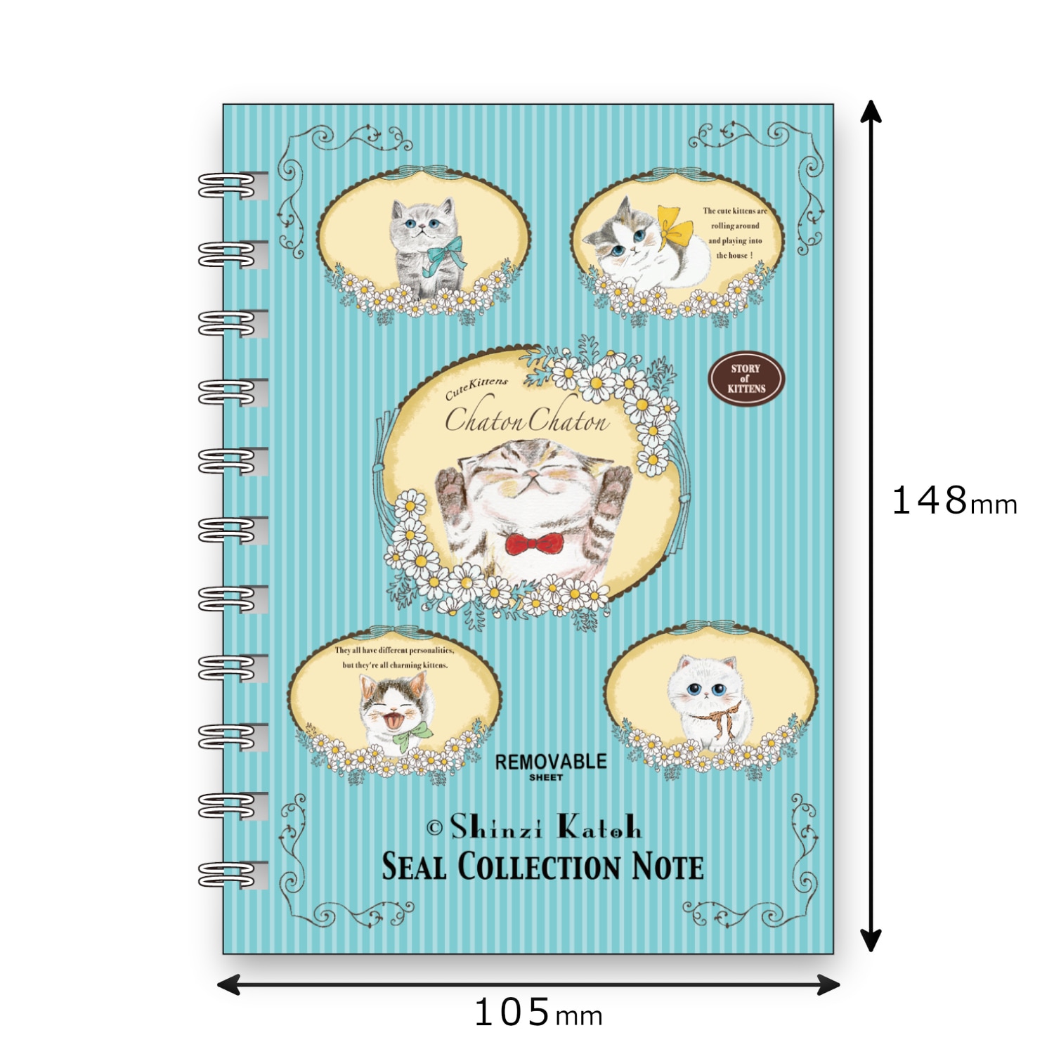 シール帳 chatonchaton2 | Shinzi Katoh Design,シール帳 | | シール堂