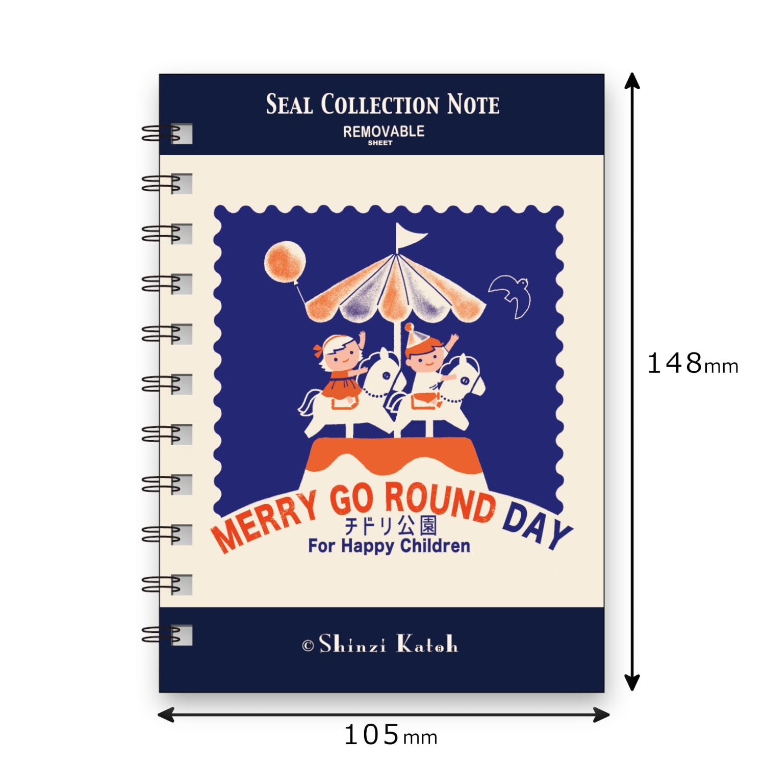 シール帳 チドリ公園 | Shinzi Katoh Design,シール帳 | | シール堂