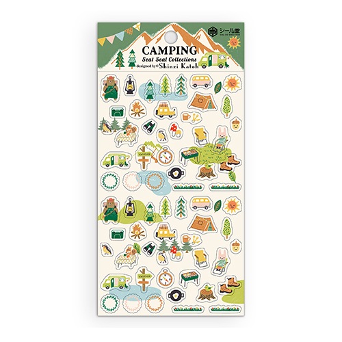 シートシール CAMPING