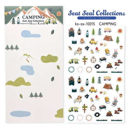 シートシール CAMPING