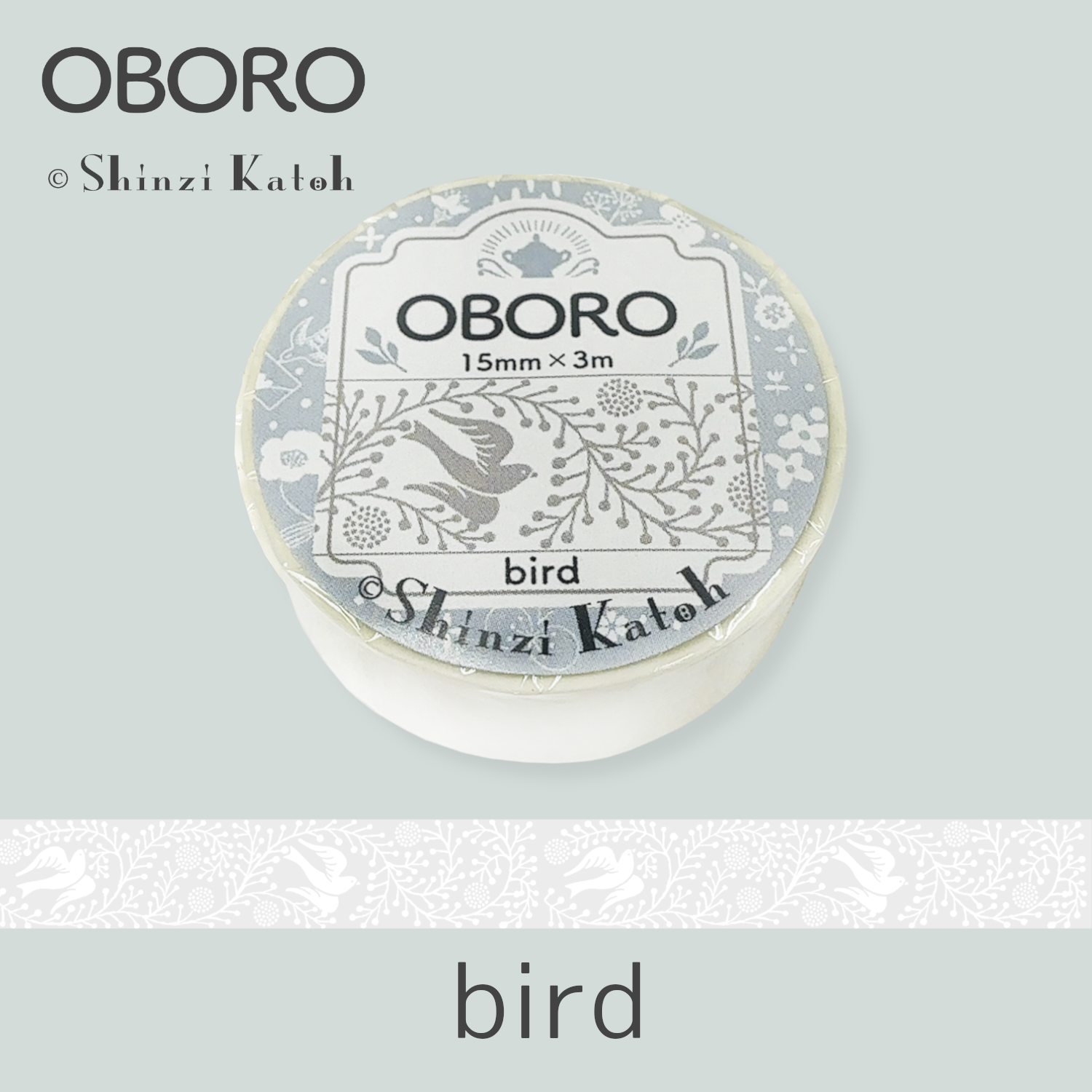 マスキングテープ OBORO bird