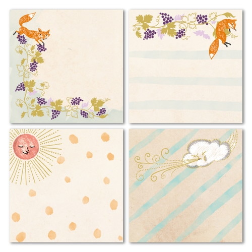 ぱったん付箋 童話の宝石イソップ