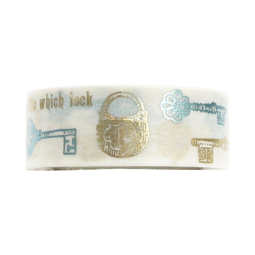きらぴかマスキングテープ 星アカリ Antique key 2色箔