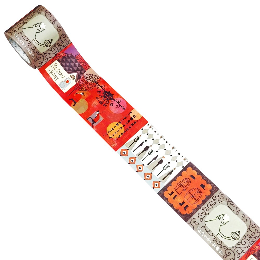 強粘着 ツヨハルTape 注文の多い料理店 宮沢賢治幻燈館 クラフトテープ