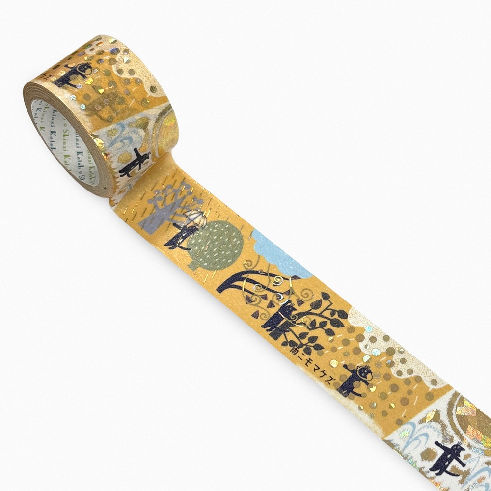 宮沢賢治幻燈館 きらぴかマスキングテープ 27ｍｍ幅 雨ニモマケズ2