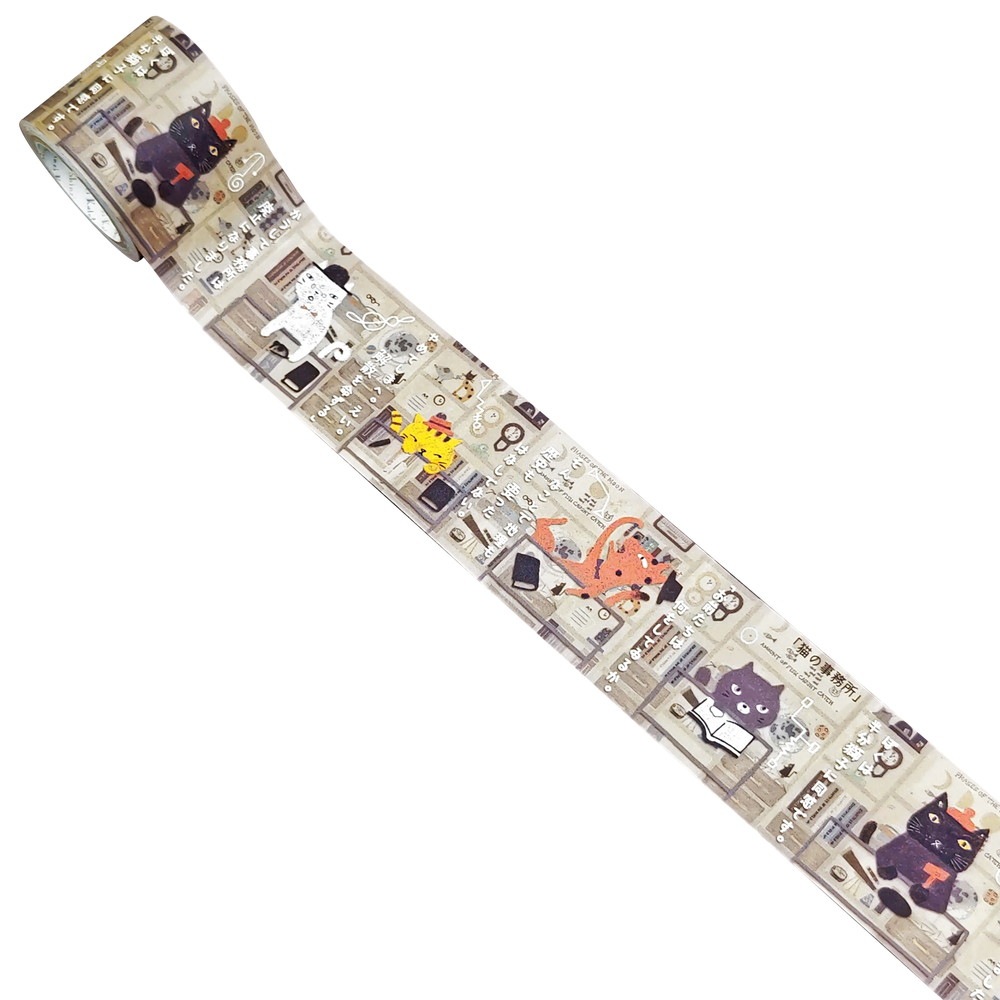 強粘着 ツヨハルTape 猫の事務所 宮沢賢治幻燈館 クラフトテープ