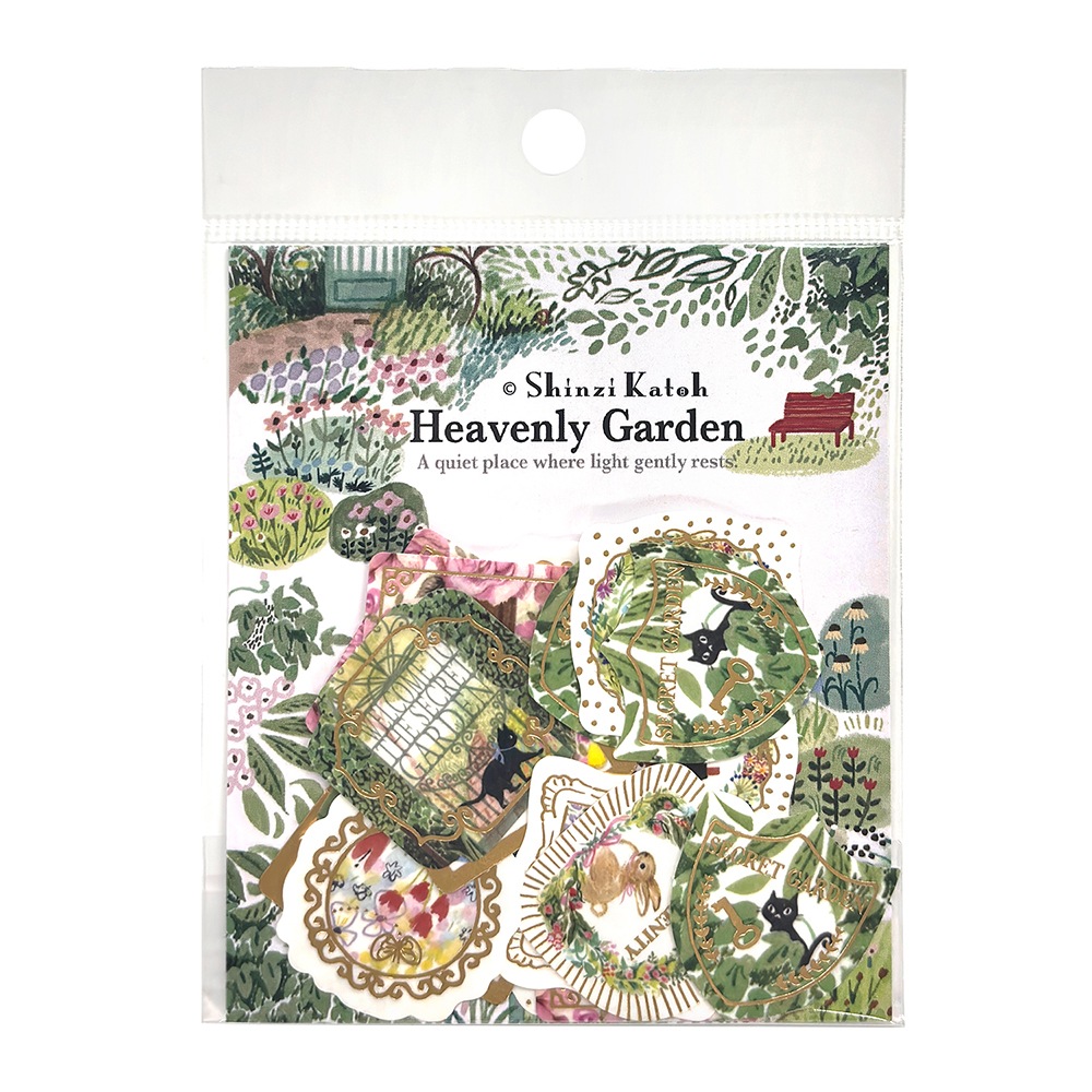Shinzi Katoh Collection きらぴかフレークシール Heavenly Garden