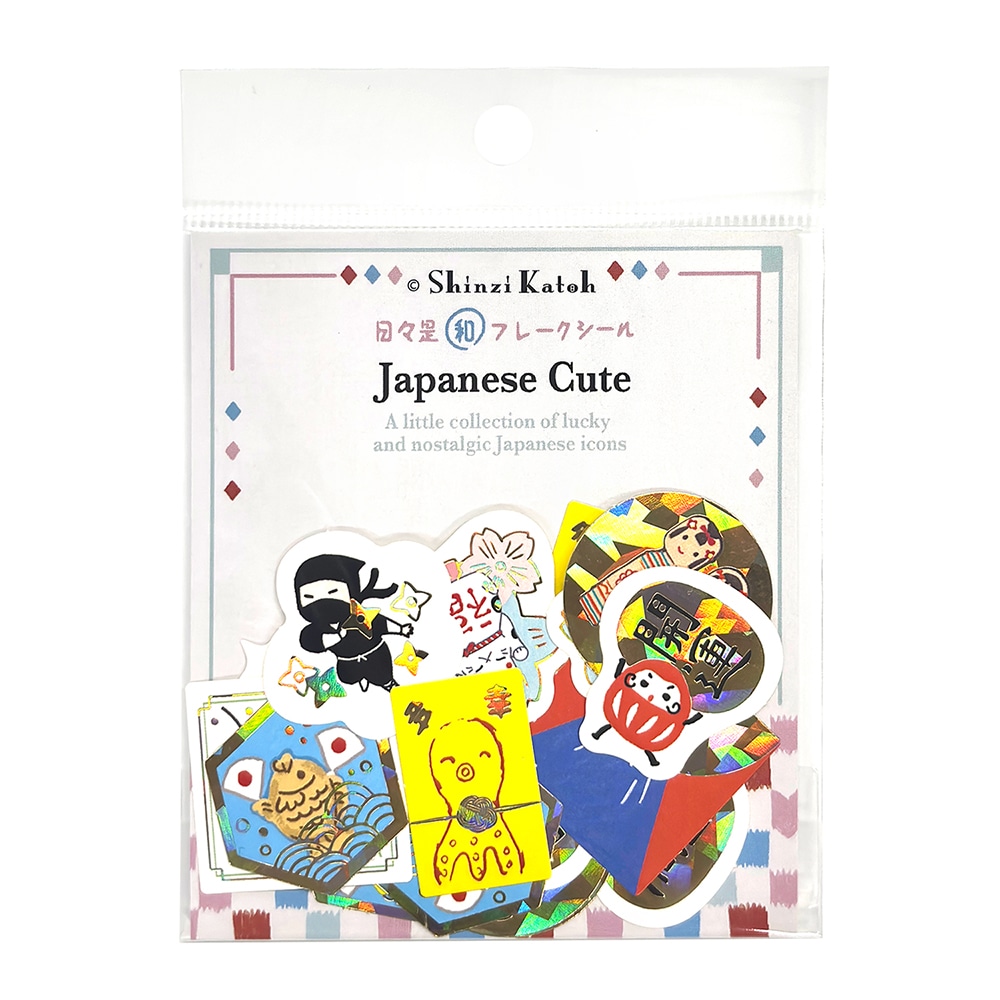 Shinzi Katoh Collection きらぴかフレークシール Japanese Cute