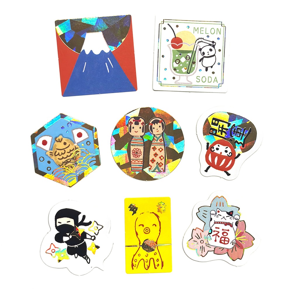 Shinzi Katoh Collection きらぴかフレークシール Japanese Cute