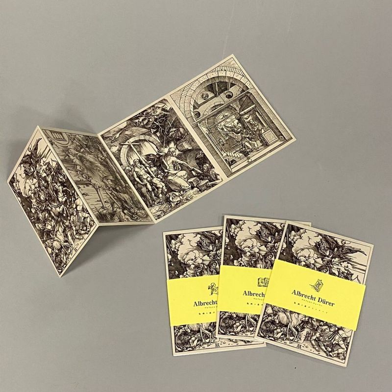 デューラー版画４連ポストカード