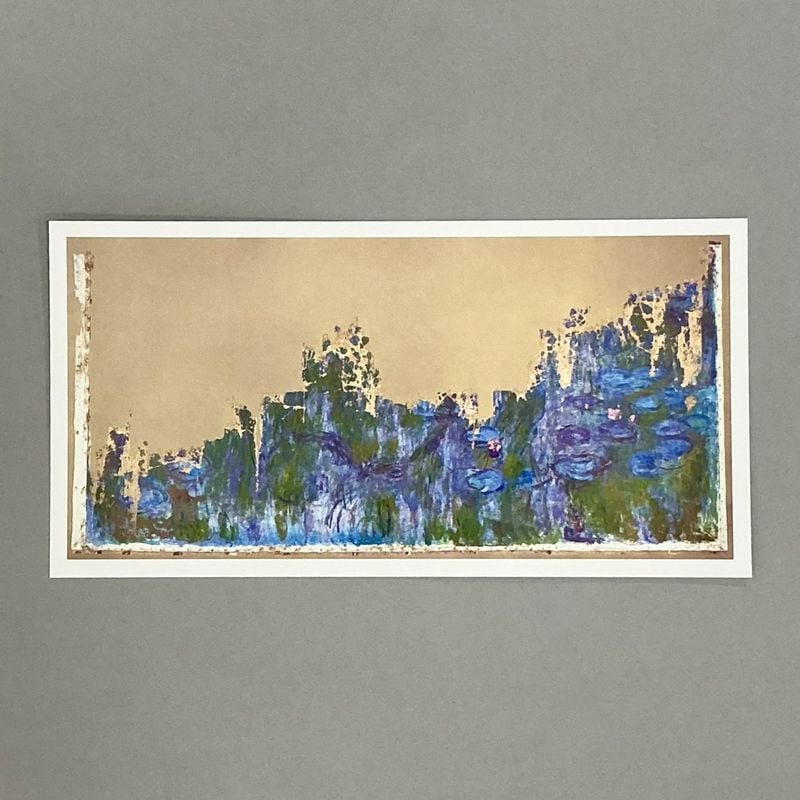 絵はがき　Lサイズ　モネ《睡蓮、柳の反映》