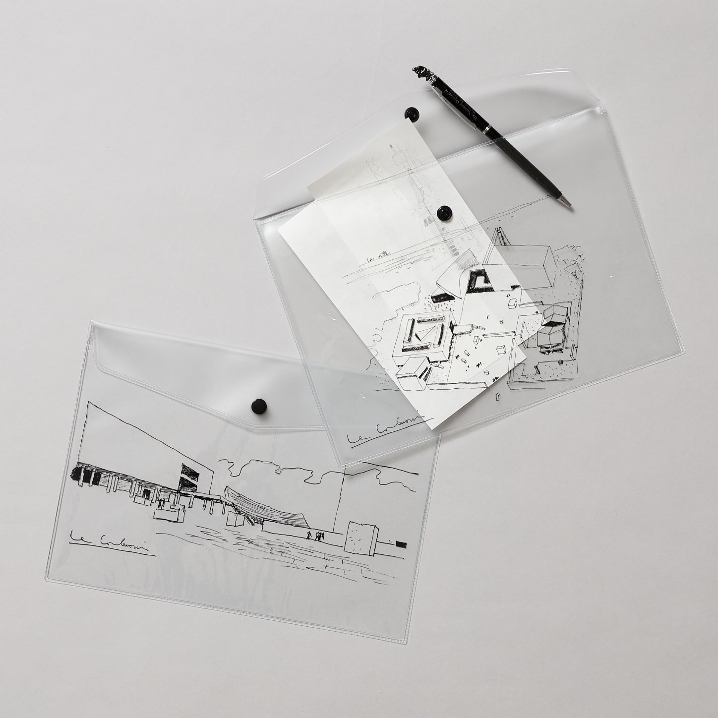 ソフトケース ル・コルビュジエ/散策広場スケッチ