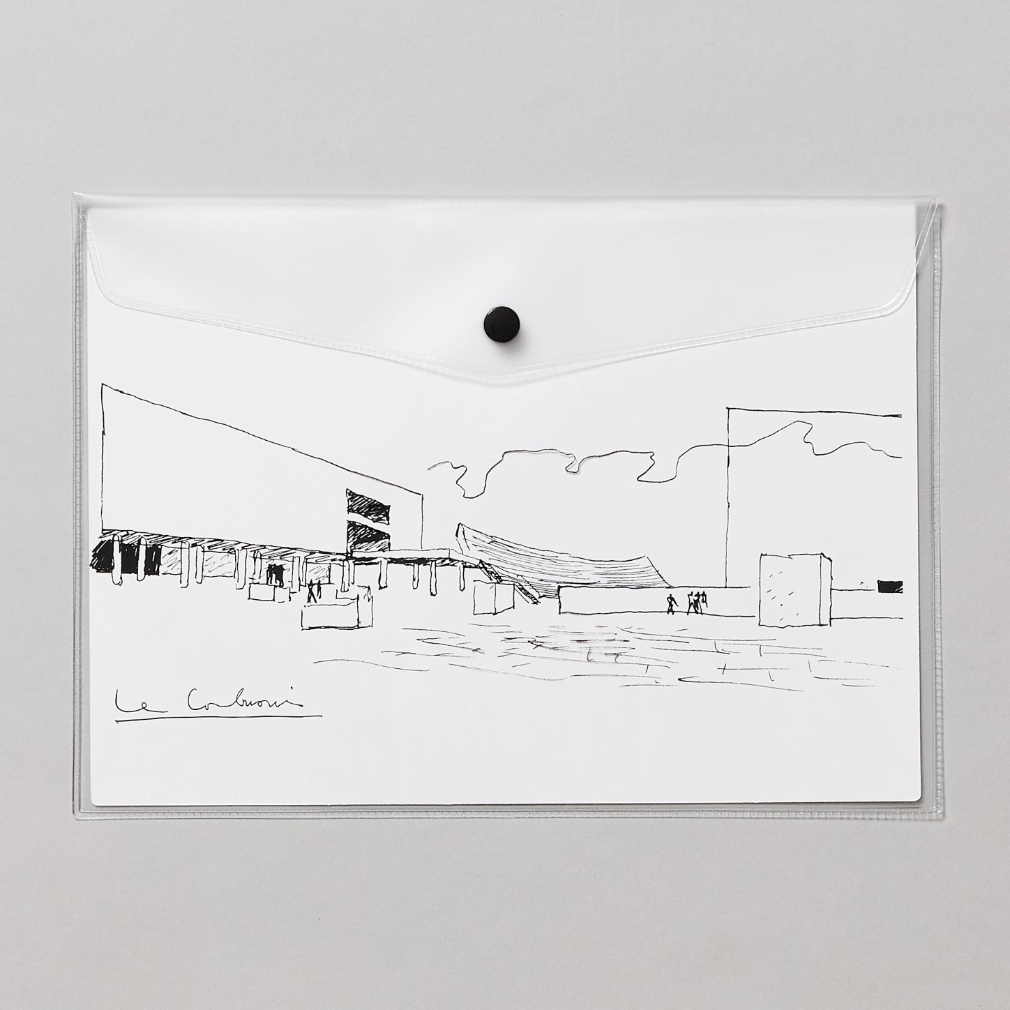 ソフトケース ル・コルビュジエ/散策広場スケッチ