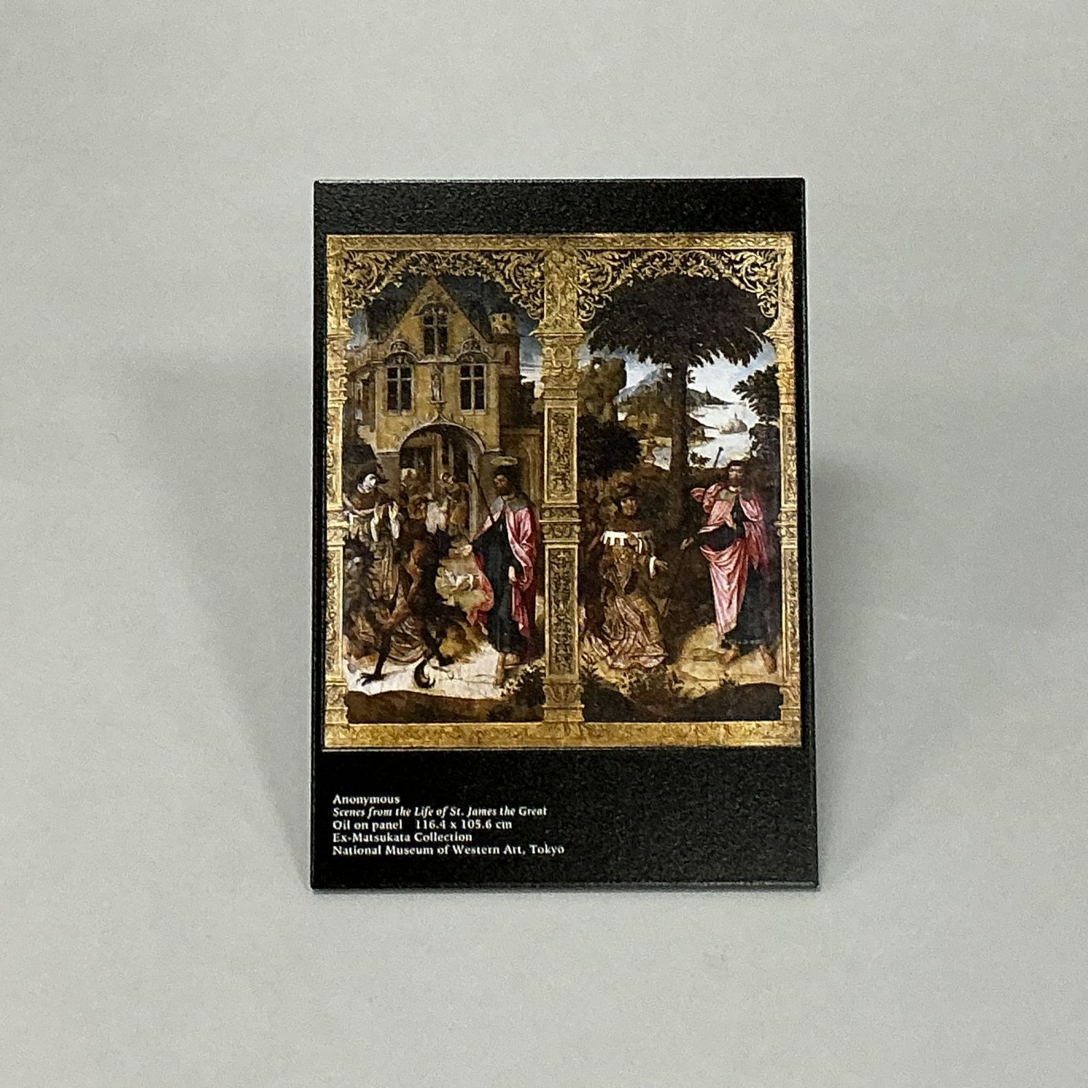 板絵はがき<br>国立西洋美術館　作者不詳《聖ヤコブ伝》 旧松方コレクション