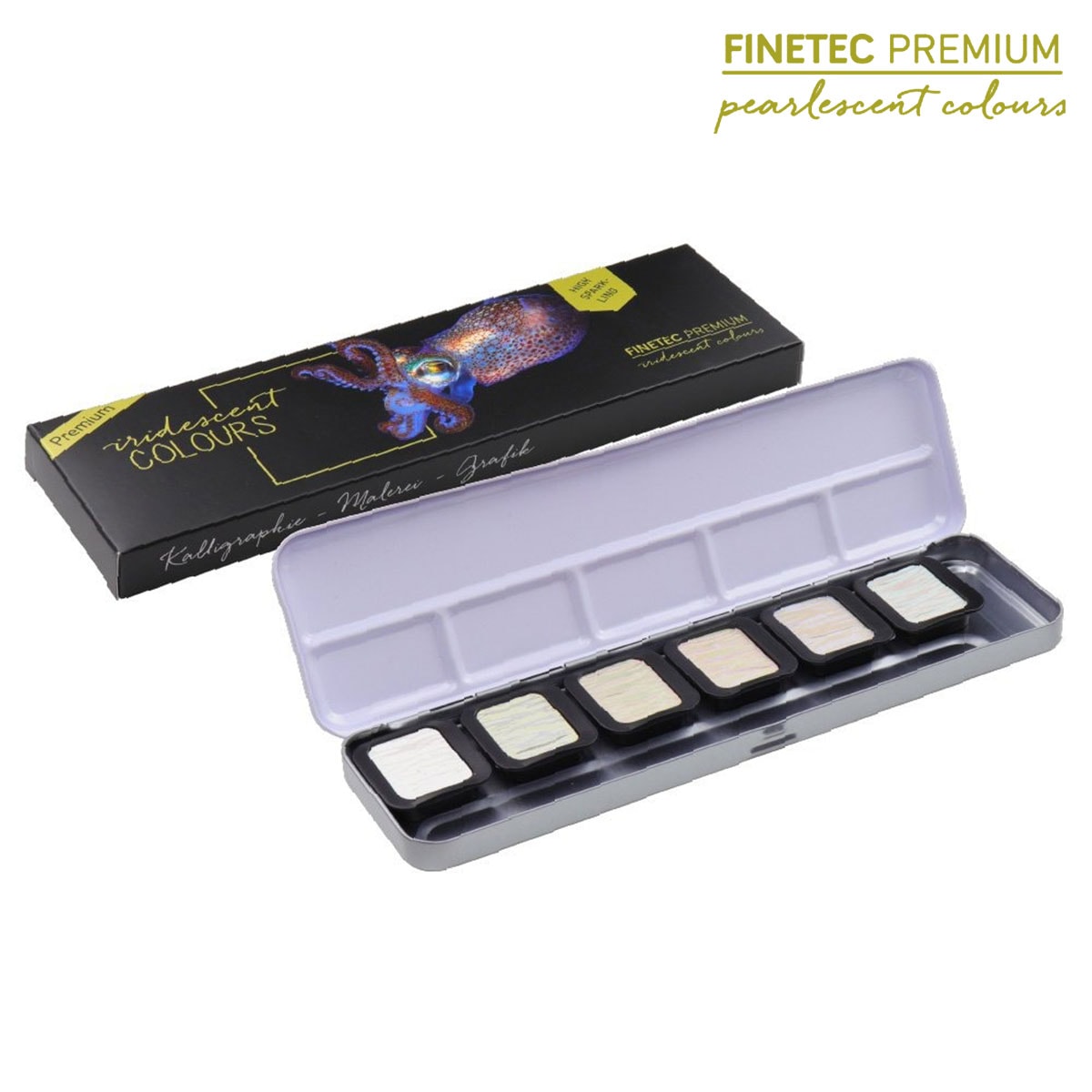 ファインテック プレミアム パールセントカラー F8001 ハイ スパークリング 6色セット(イリデッセント) (610611)