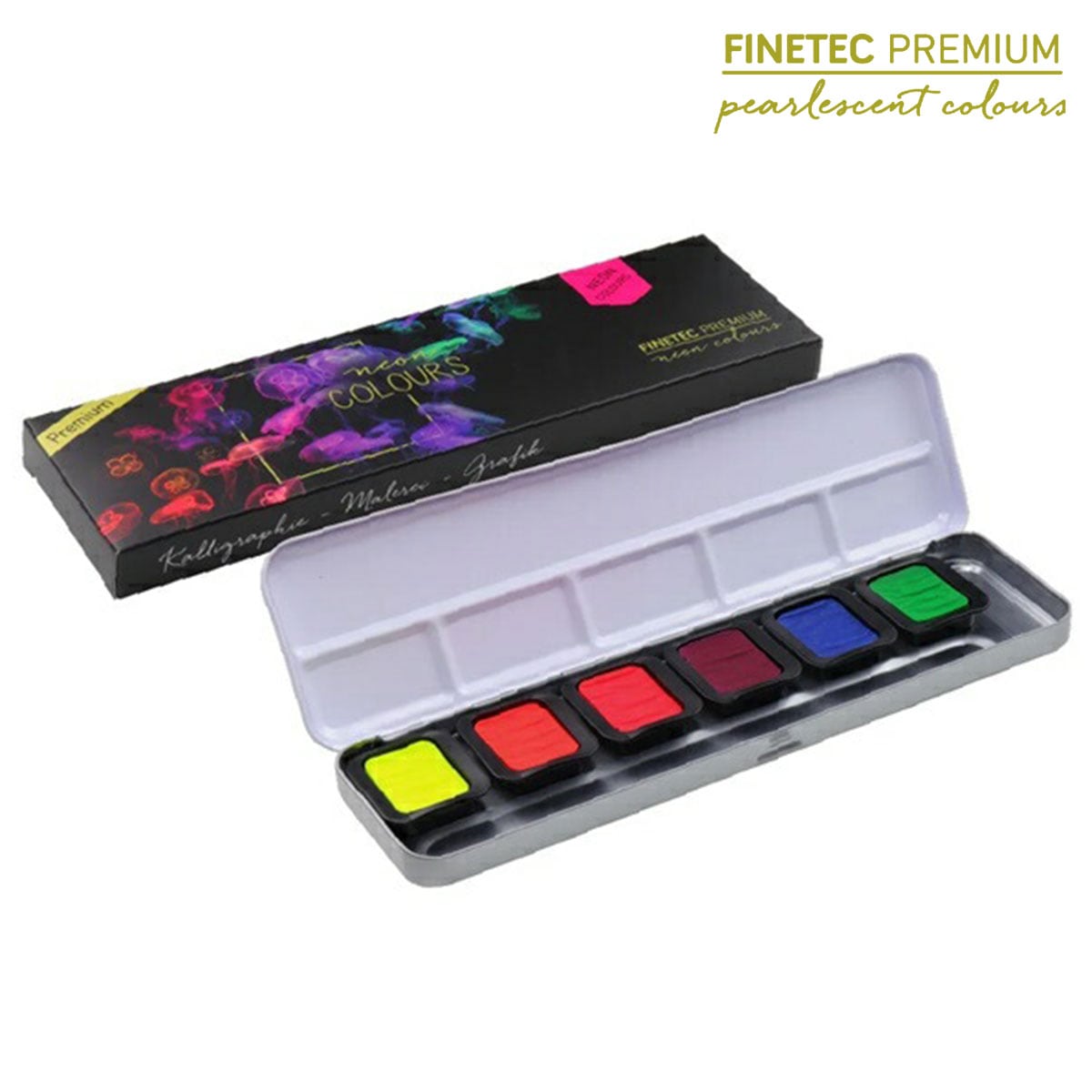ファインテック プレミアム パールセントカラー FN9000 ネオン カラー 6色セット (610612)