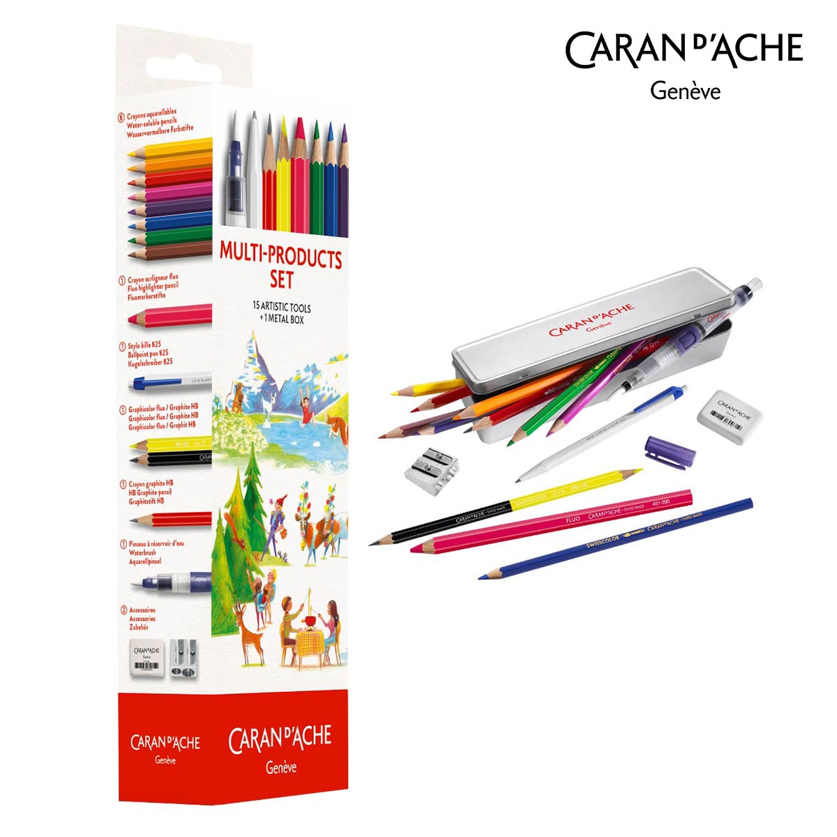 商品一覧,色鉛筆,水彩色鉛筆,スイスカラー色鉛筆（カランダッシュ