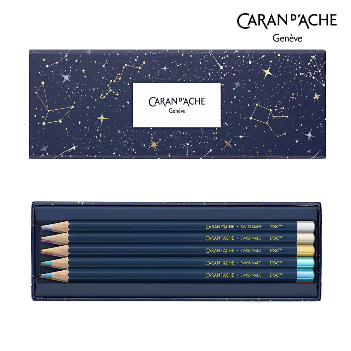 カランダッシュ(Caran d'Ache) CC1284-024 コスミックブルー クリスマス 2024 カラーセット