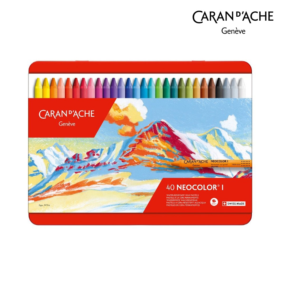 カランダッシュ(Caran d'Ache) 7000-340 ネオカラー1 40色セット (618205)