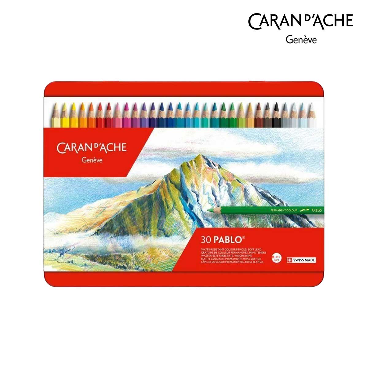 カランダッシュ(Caran d'Ache) 0666-330 パブロ色鉛筆 30色セット (619153)