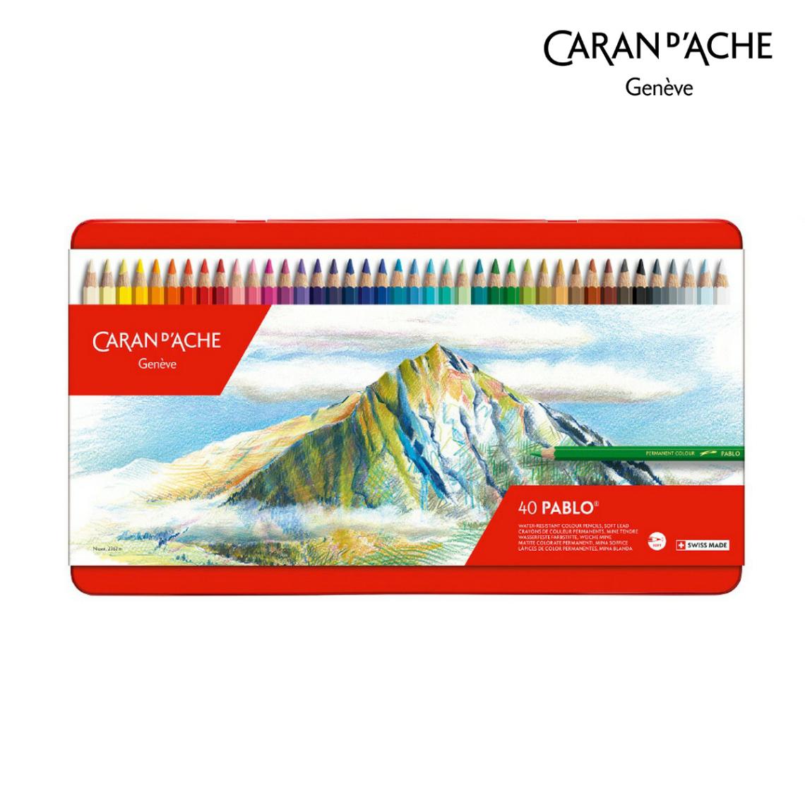 カランダッシュ(Caran d'Ache) 0666-340 パブロ色鉛筆 40色セット (619154)