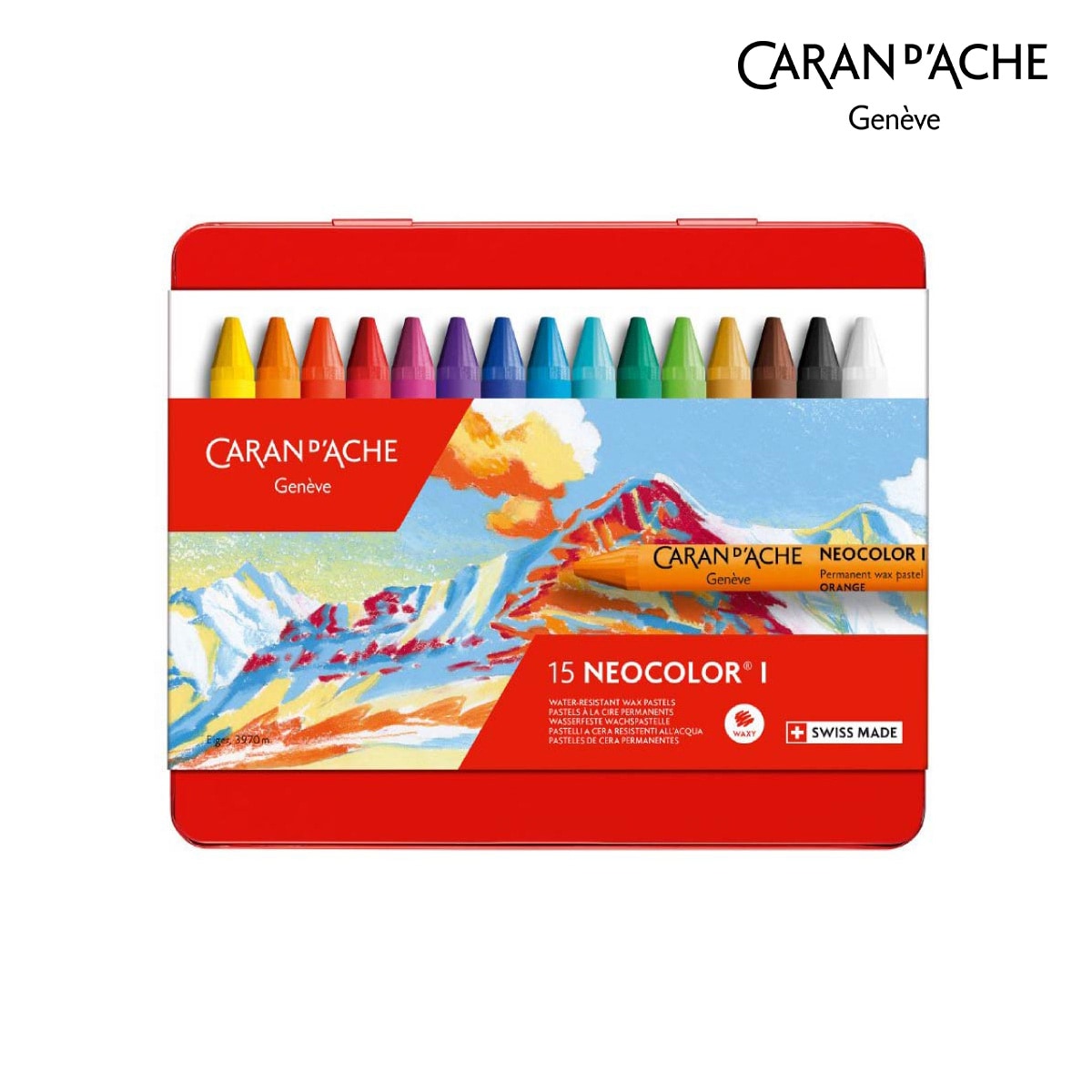 カランダッシュ(Caran d'Ache) 7000-315 ネオカラー1 15色セット (618203)