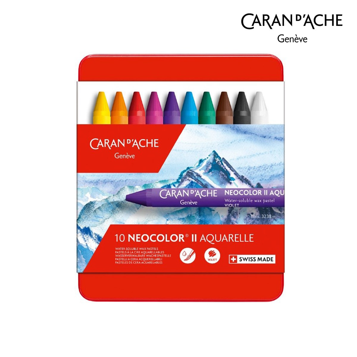 カランダッシュ(Caran d'Ache) 7500-310 ネオカラー2 10色セット (618212)