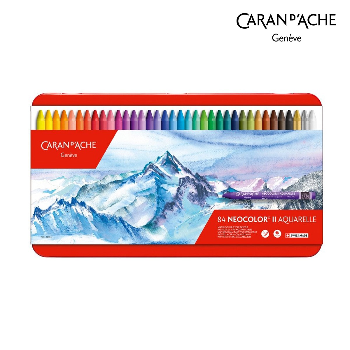 カランダッシュ(Caran d'Ache) 7500-384 ネオカラー2 84色セット (618217)