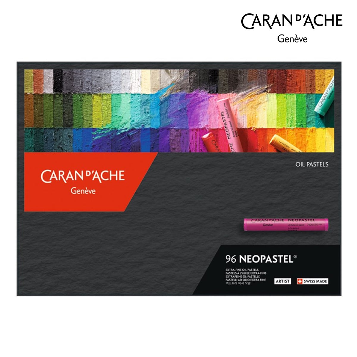 カランダッシュ(Caran d'Ache) 7400-396 ネオパステル 96色セット 紙箱入 (619434)