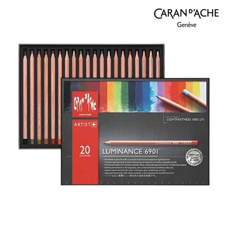 カランダッシュ(Caran d'Ache) 6901-720 ルミナンス 6901 20色セット