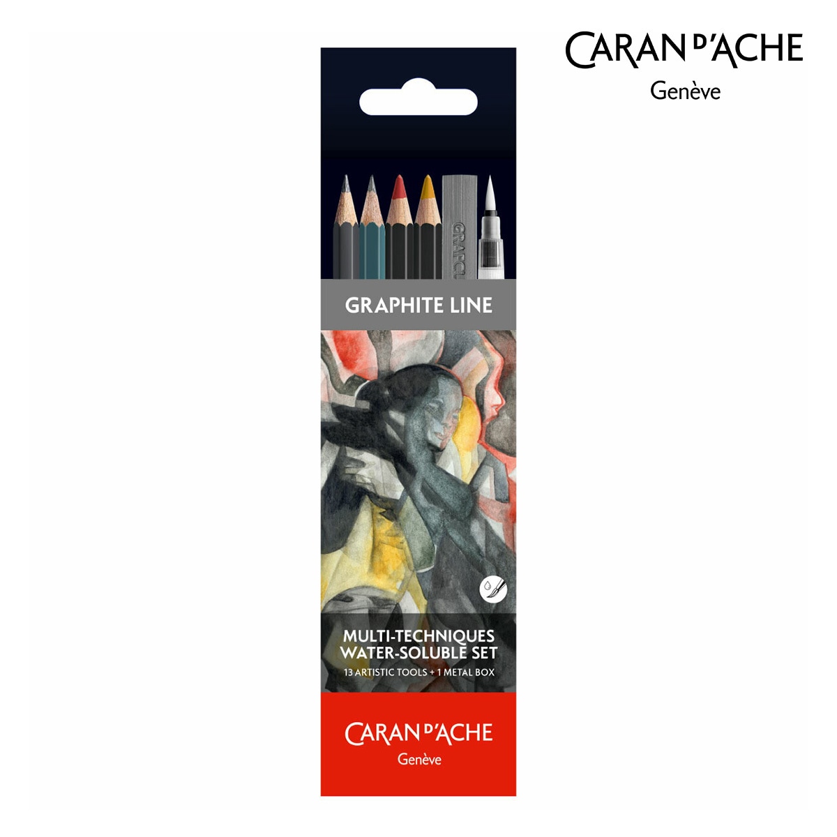 カランダッシュ(Caran d'Ache) 0775-311 グラファイトライン マルチスケッチセット (619817)