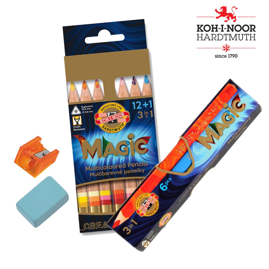 コヒノール(KOH-I-NOOR) マジックペンシルジャンボ 6本セット/13本セット