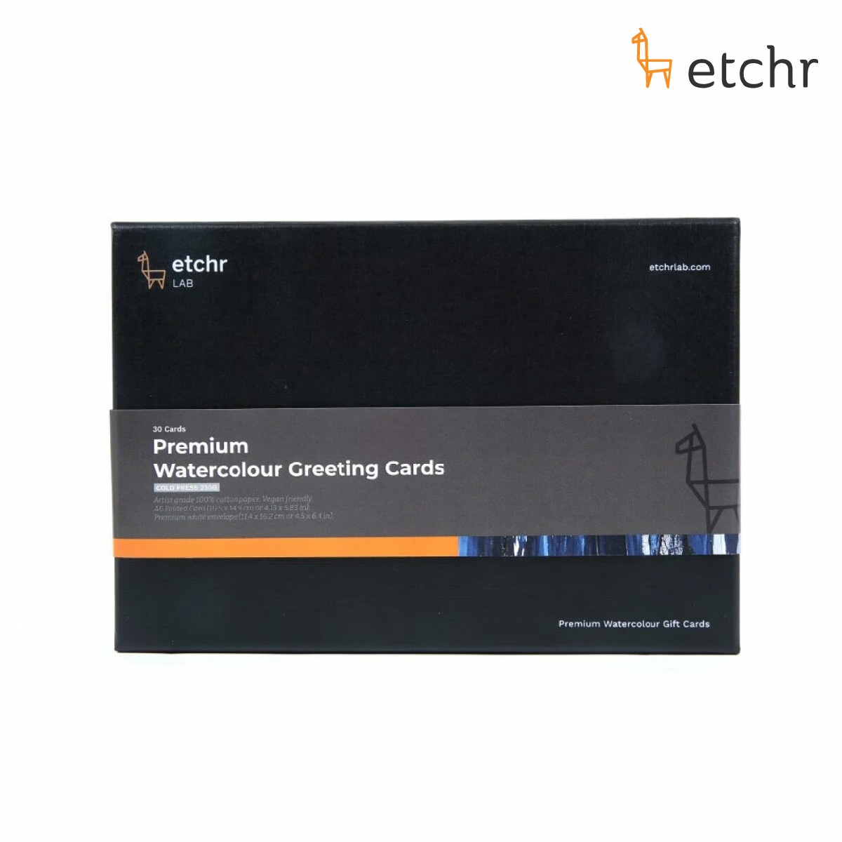 エッチャー(Etchr) 水彩紙 グリーティングカードセット (275239)