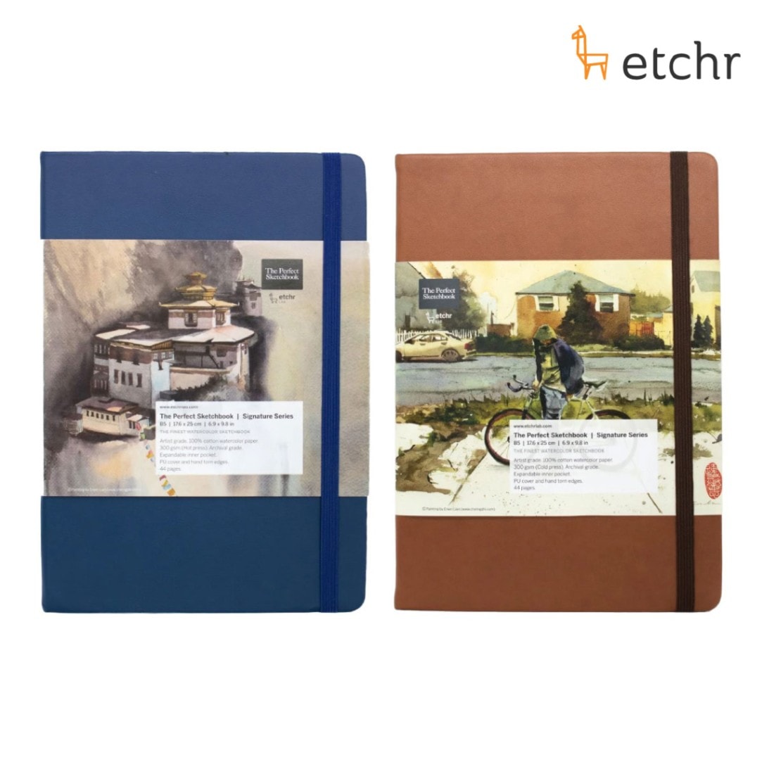 エッチャー(Etchr) パーフェクト スケッチブック シグネチャーシリーズ 縦向き 中目/細目