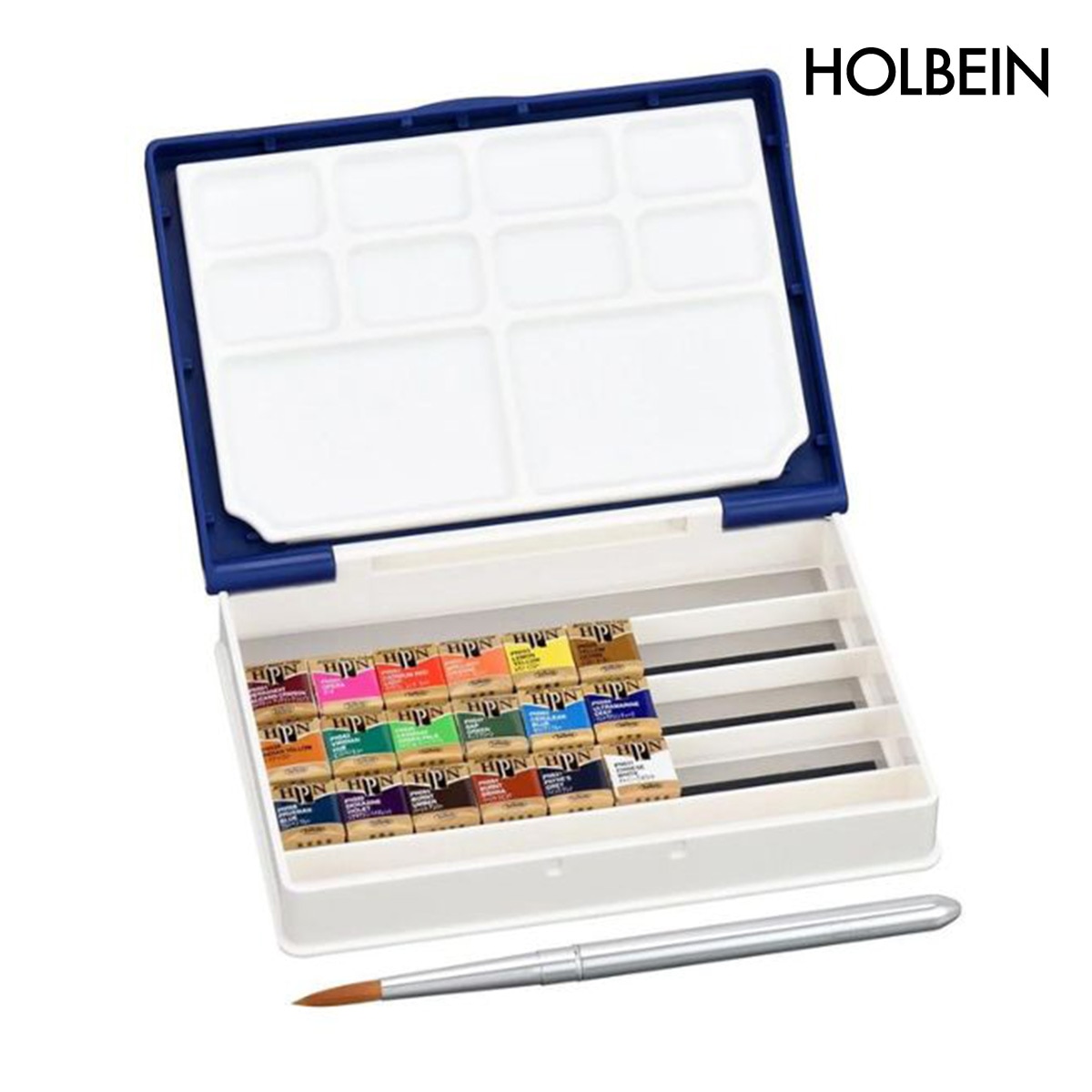 ホルベイン 固形水彩 アーチストパンカラー 18色セット (パームボックス プラス) PN694(2694)