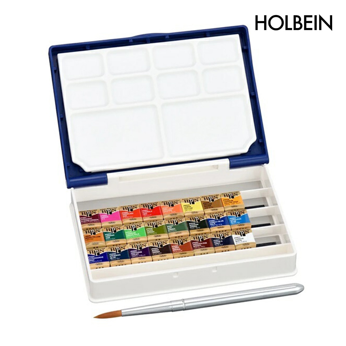 ホルベイン 固形水彩 アーチストパンカラー 24色セット (パームボックス プラス) PN697 (2697)
