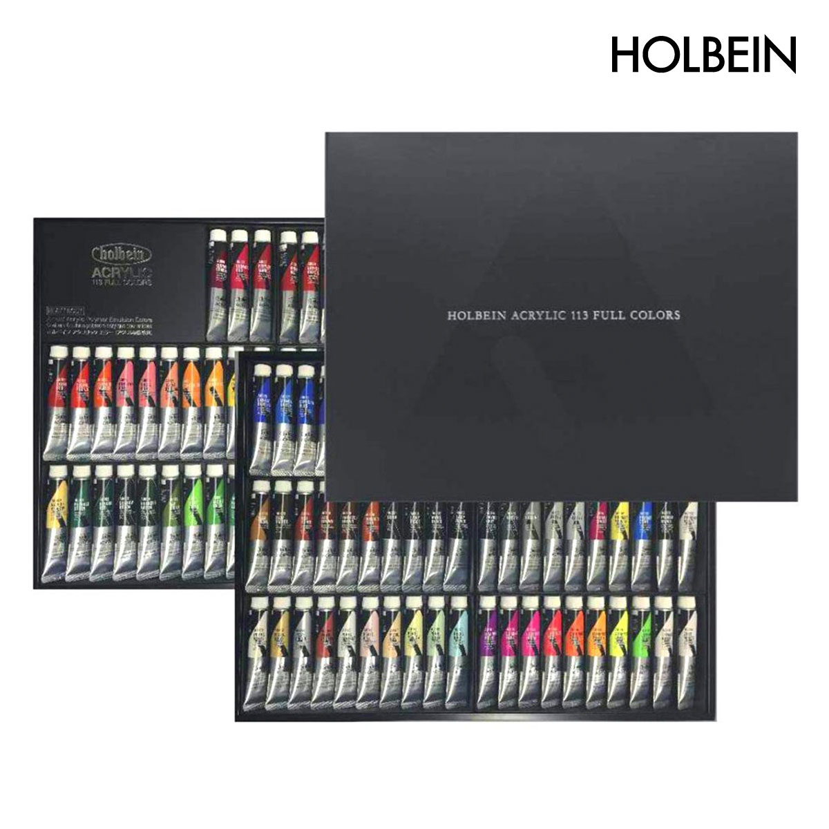 ホルベイン アクリリックカラー ヘビーボディ 6号(20ml) 113色セット 全色 AU999 (16999)