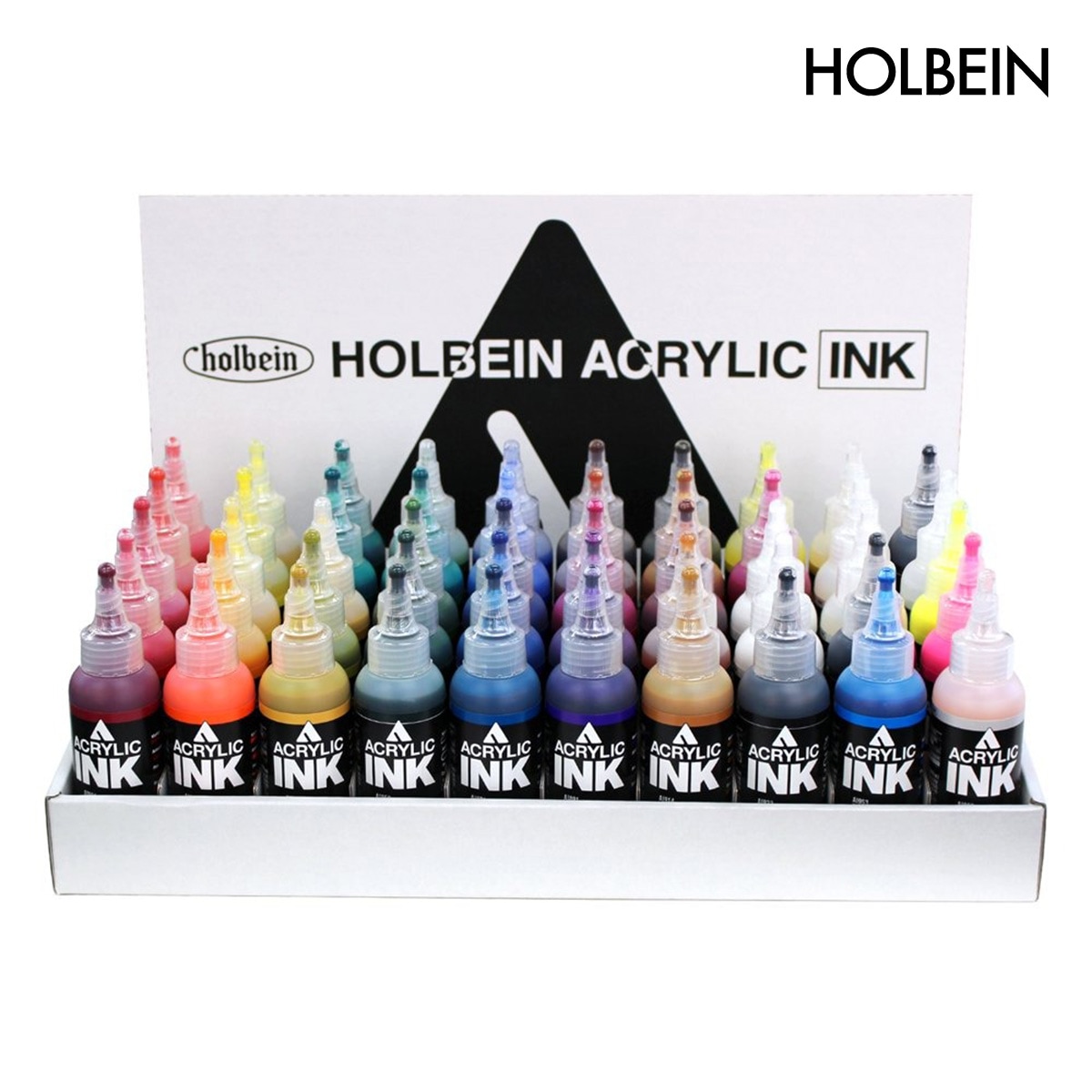 ホルベイン アクリリックインク 100ml 50本 全色(49色+カラーレス)セット AI998 (15998)